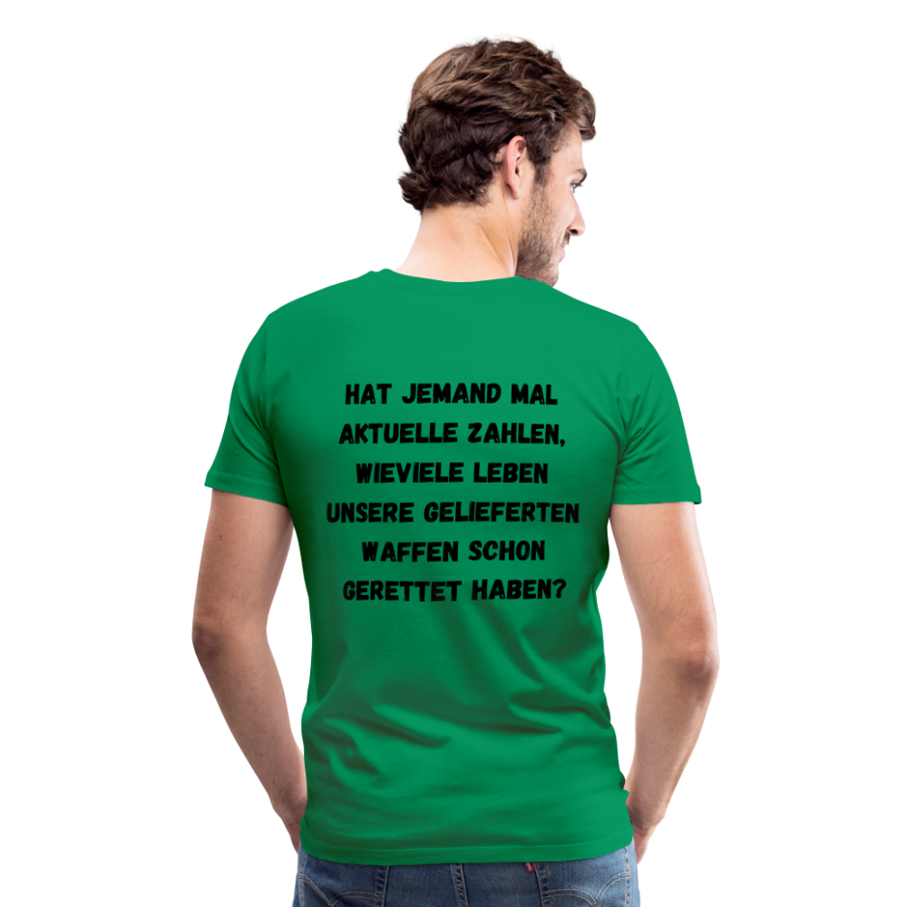 Männer Premium T-Shirt Hat jemand mal die Zahlen? - Kelly Green