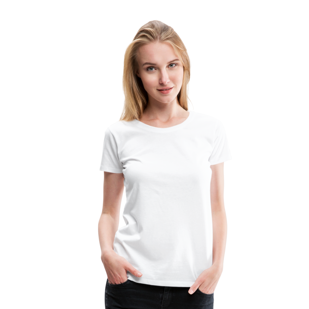 Frauen Premium T-Shirt Hat jemand mal die Zahlen? - weiß