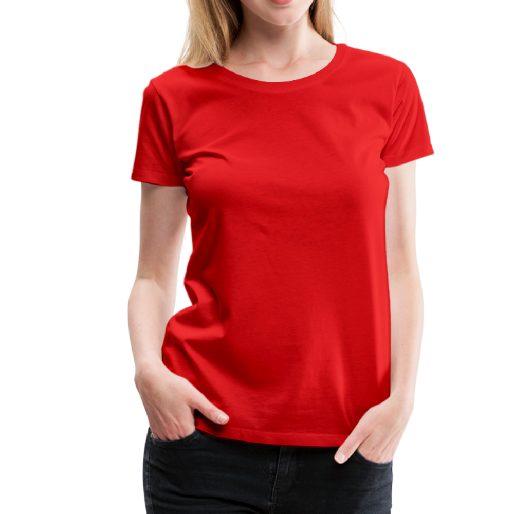 Frauen Premium T-Shirt Hat jemand mal die Zahlen? - Rot