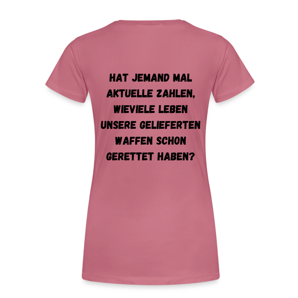 Frauen Premium T-Shirt Hat jemand mal die Zahlen? - Malve