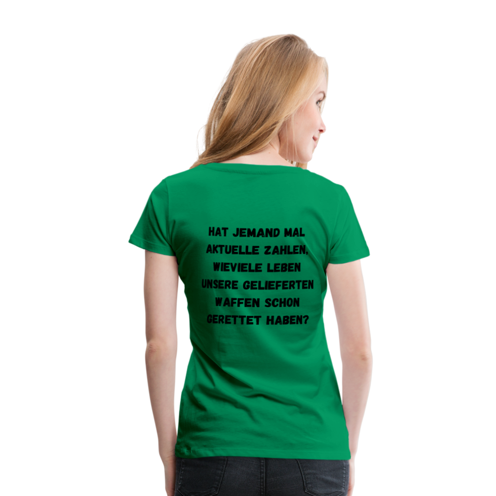 Frauen Premium T-Shirt Hat jemand mal die Zahlen? - Kelly Green