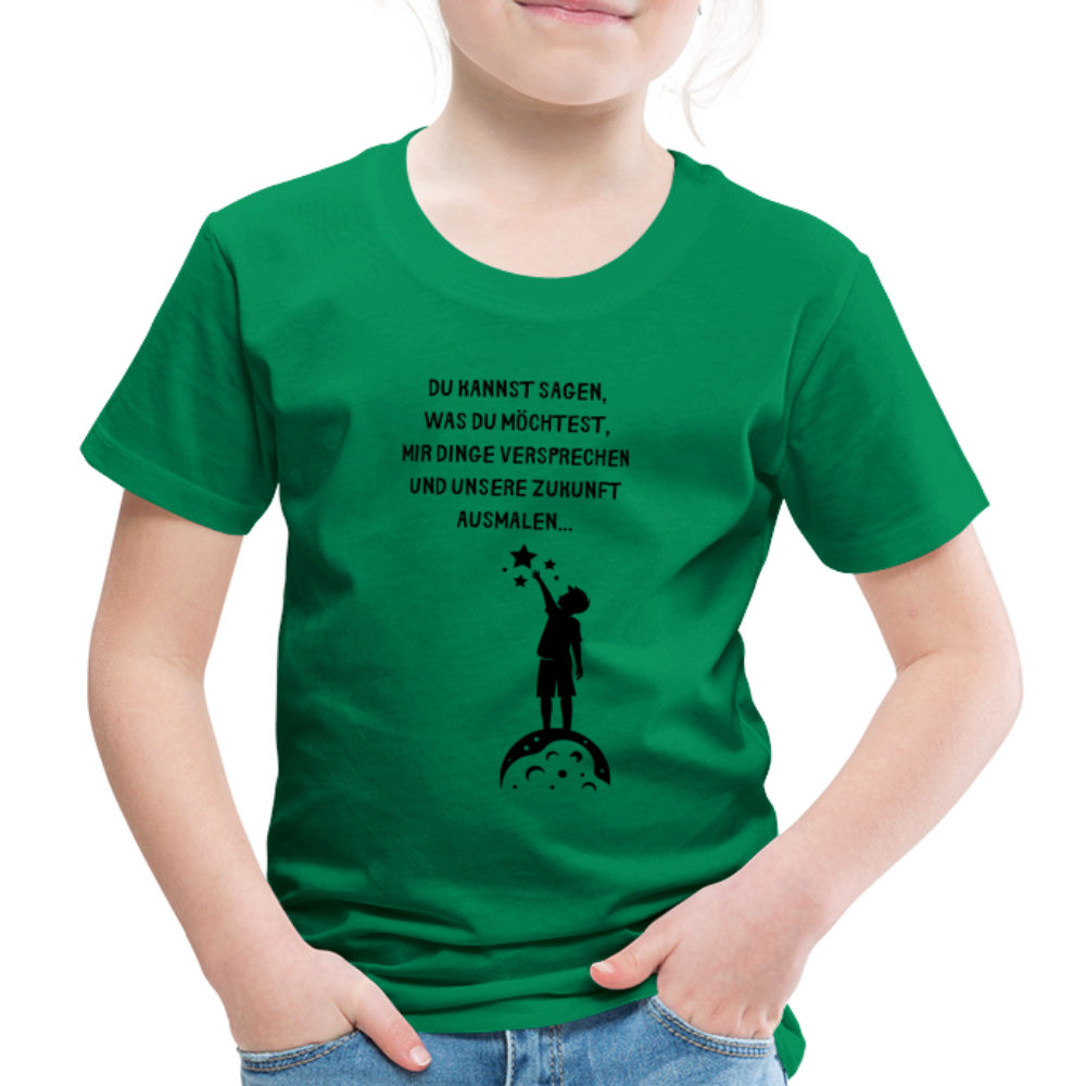 Kinder Premium T-Shirt Ich glaube dir erst... - Kelly Green