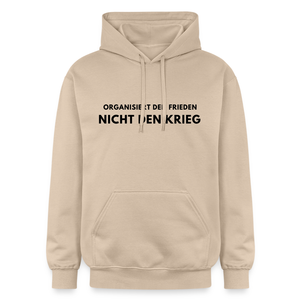 Frauen & Herren Hoodie Frieden statt Krieg - Sand