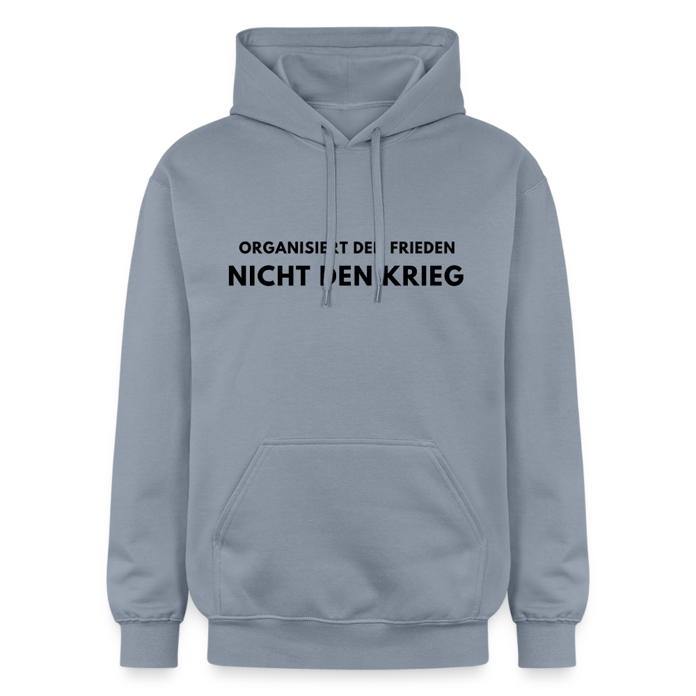 Frauen & Herren Hoodie Frieden statt Krieg - Blau