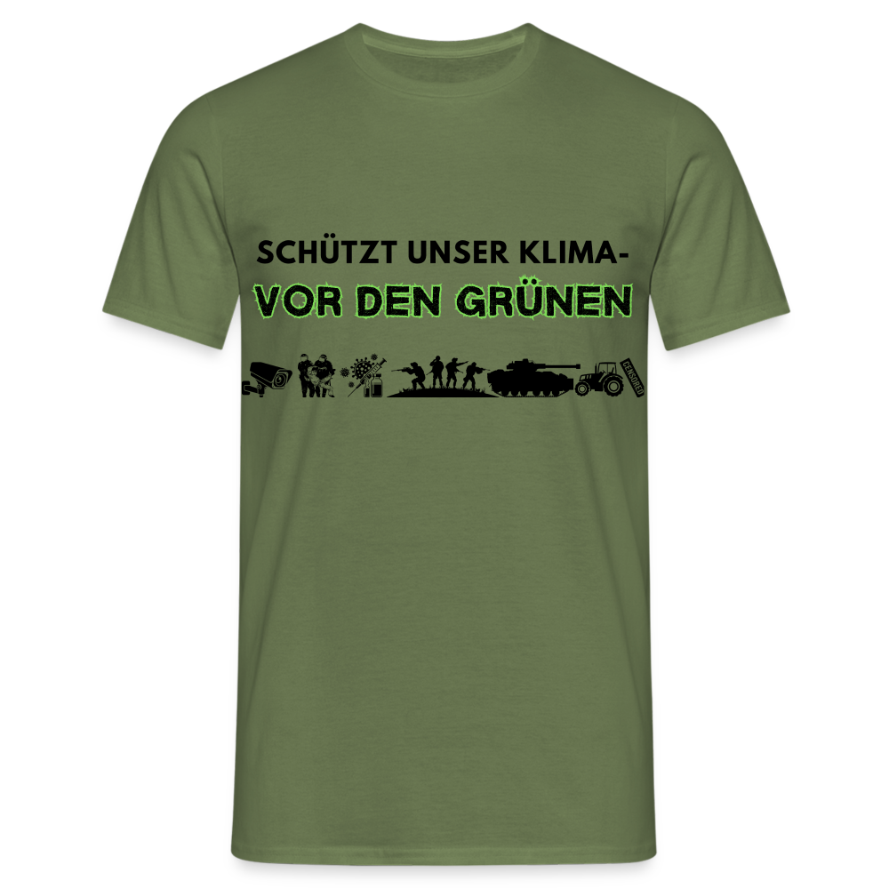 Männer T-Shirt  Kimaschutz - Militärgrün