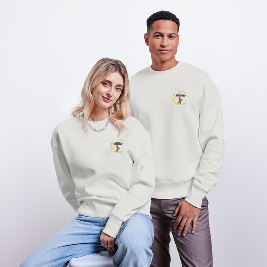 Stanley/Stella Für Männer und Frauen Oversize Bio Pullover RADDER - OFF WHITE