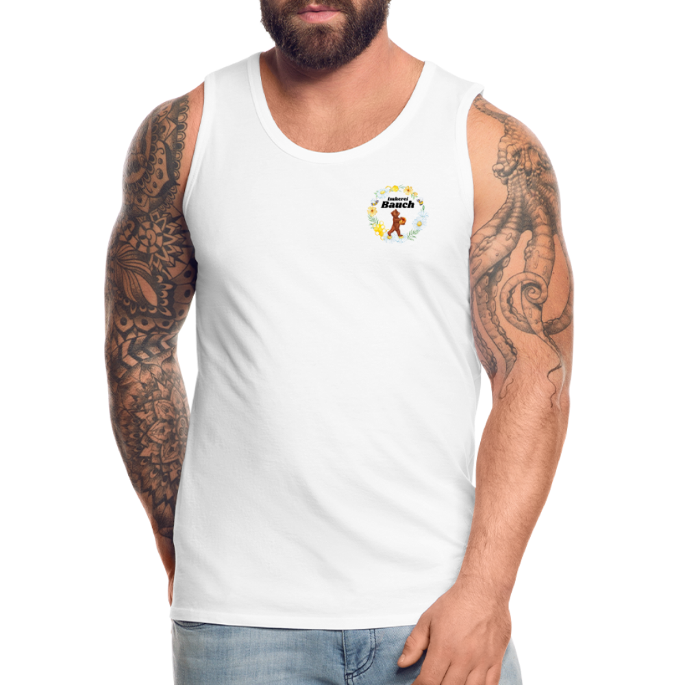 Männer Premium Tank Top - Weiß