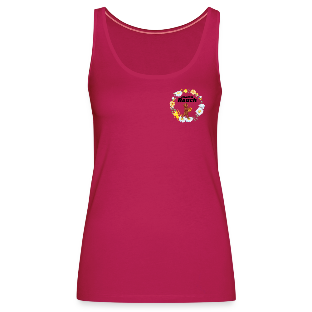 Frauen Premium Tank Top - dunkles Pink