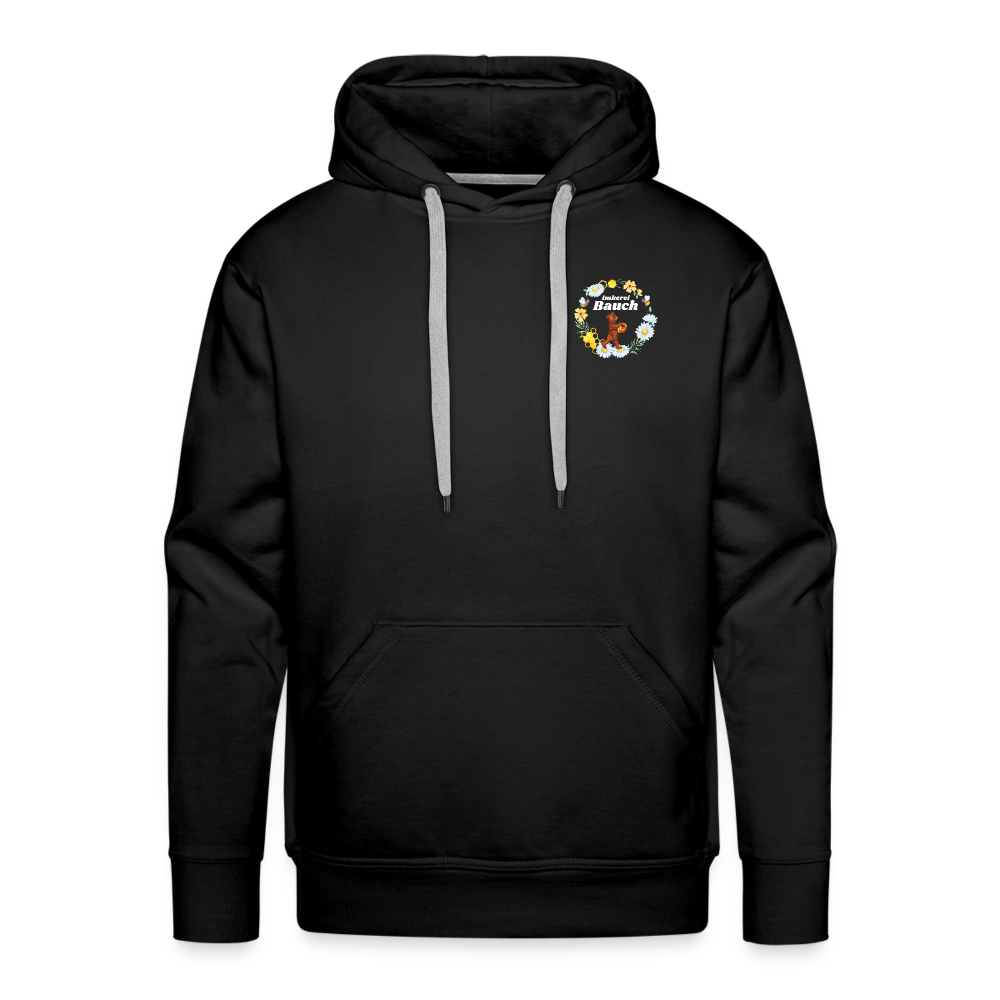 Männer Premium Hoodie - Schwarz