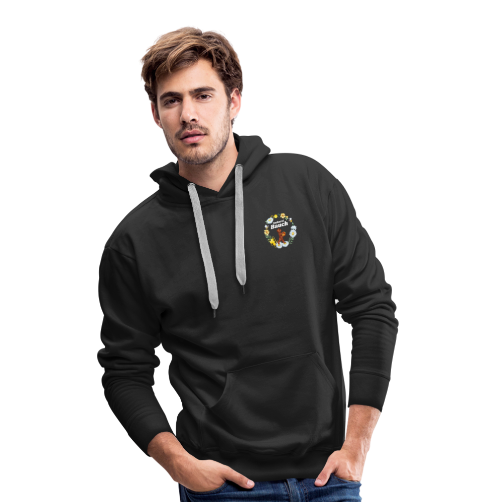 Männer Premium Hoodie - Schwarz