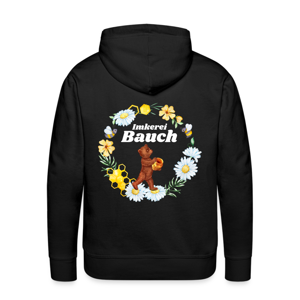 Männer Premium Hoodie - Schwarz