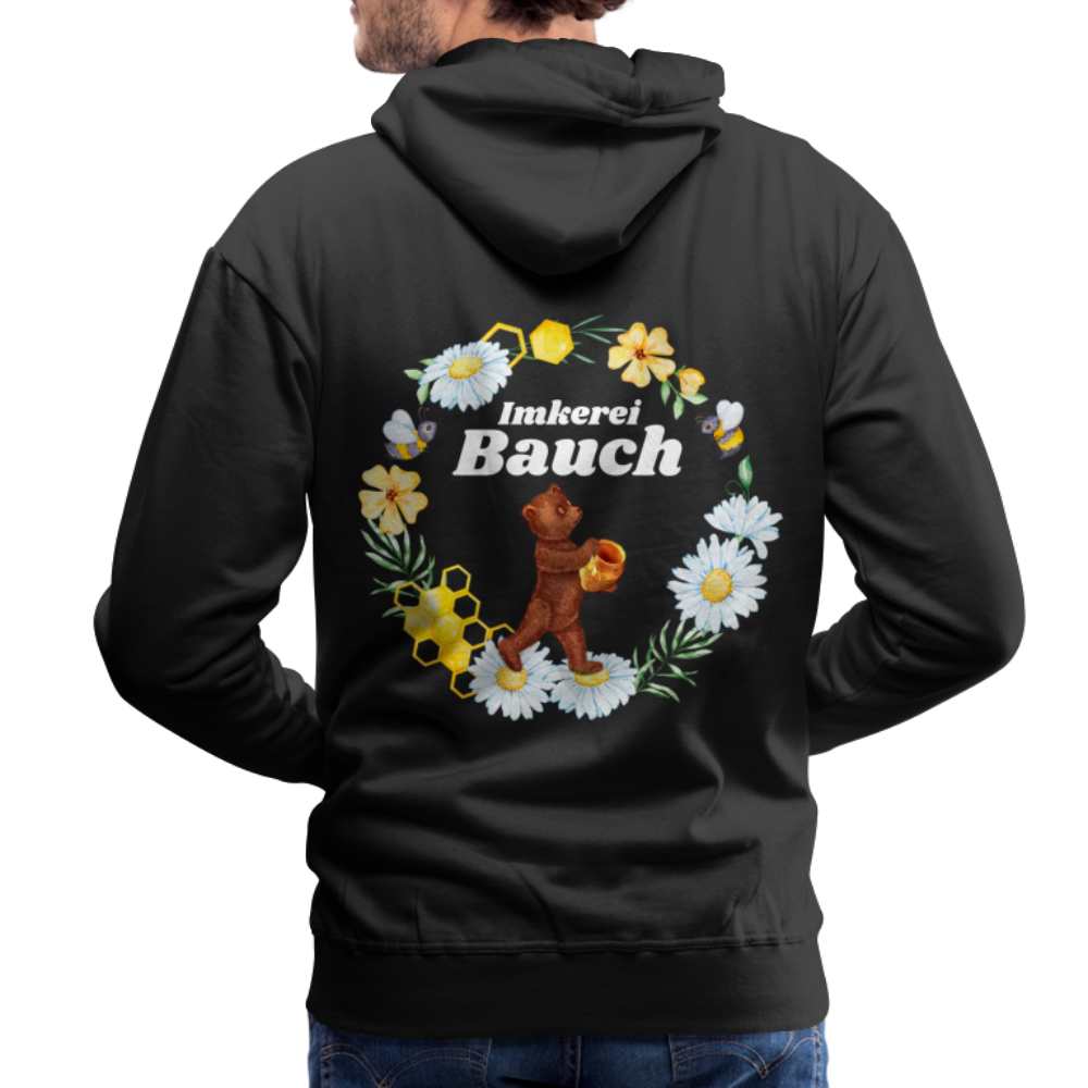 Männer Premium Hoodie - Schwarz