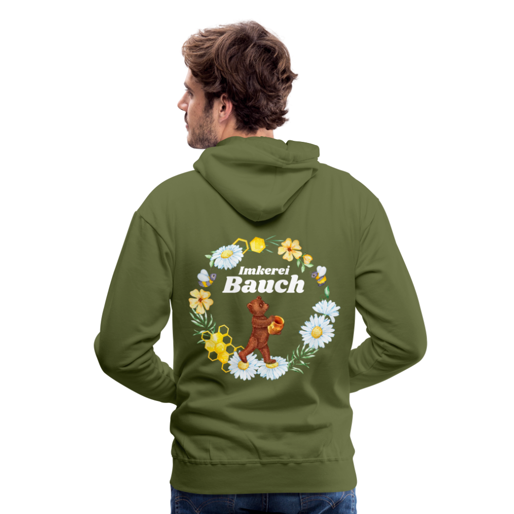 Männer Premium Hoodie - Olivgrün