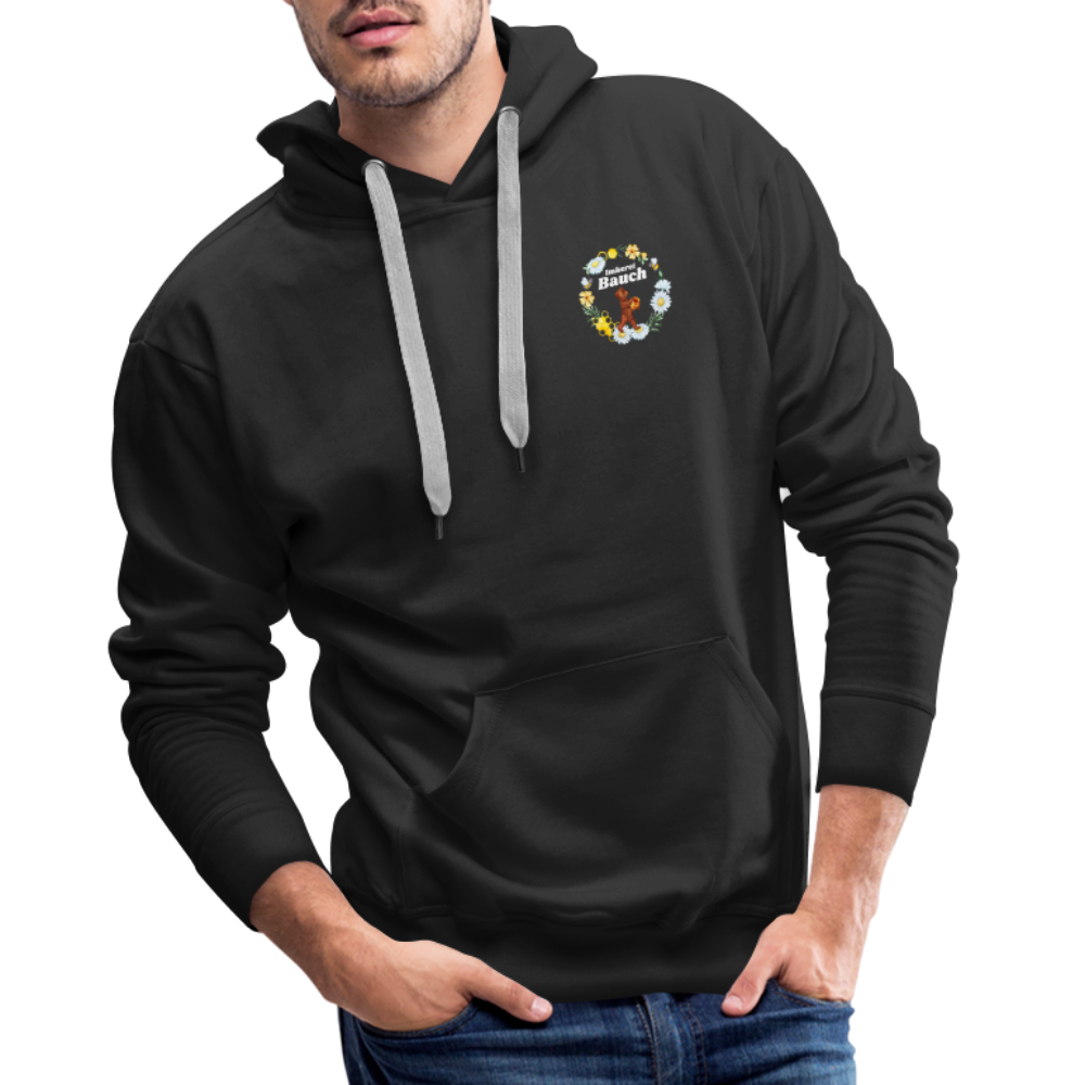 Männer Premium Hoodie - Schwarz