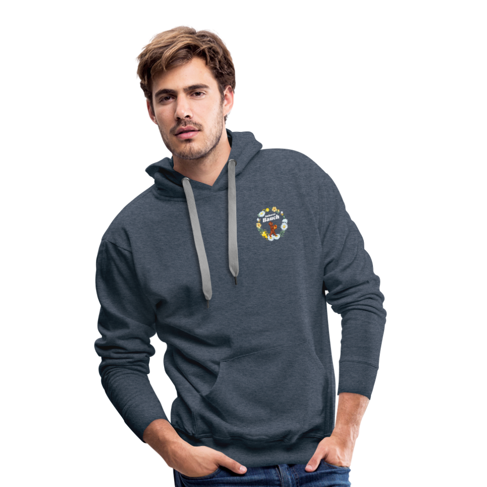 Männer Premium Hoodie - Jeansblau