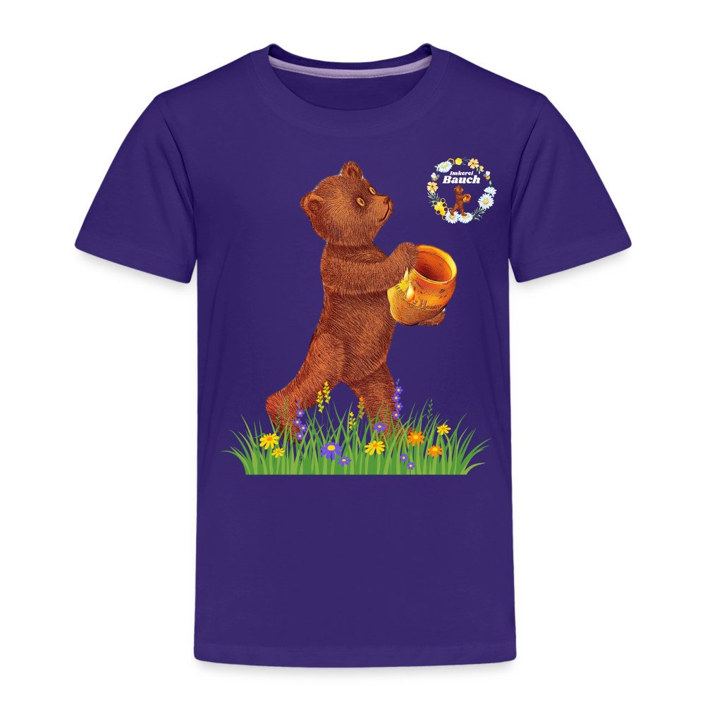 Kinder Premium T-Shirt Imkerei Bauch - Lila