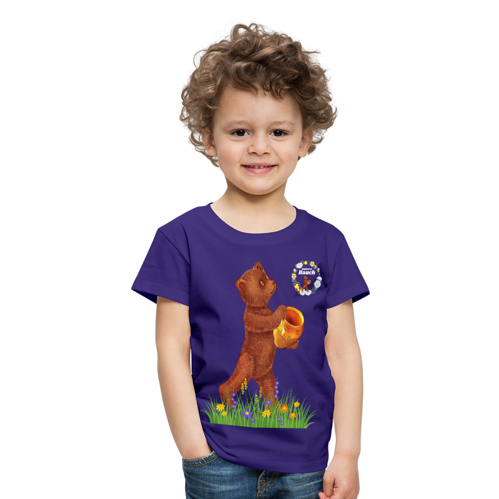 Kinder Premium T-Shirt Imkerei Bauch - Lila