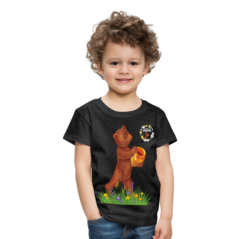 Kinder Premium T-Shirt Imkerei Bauch - Anthrazit