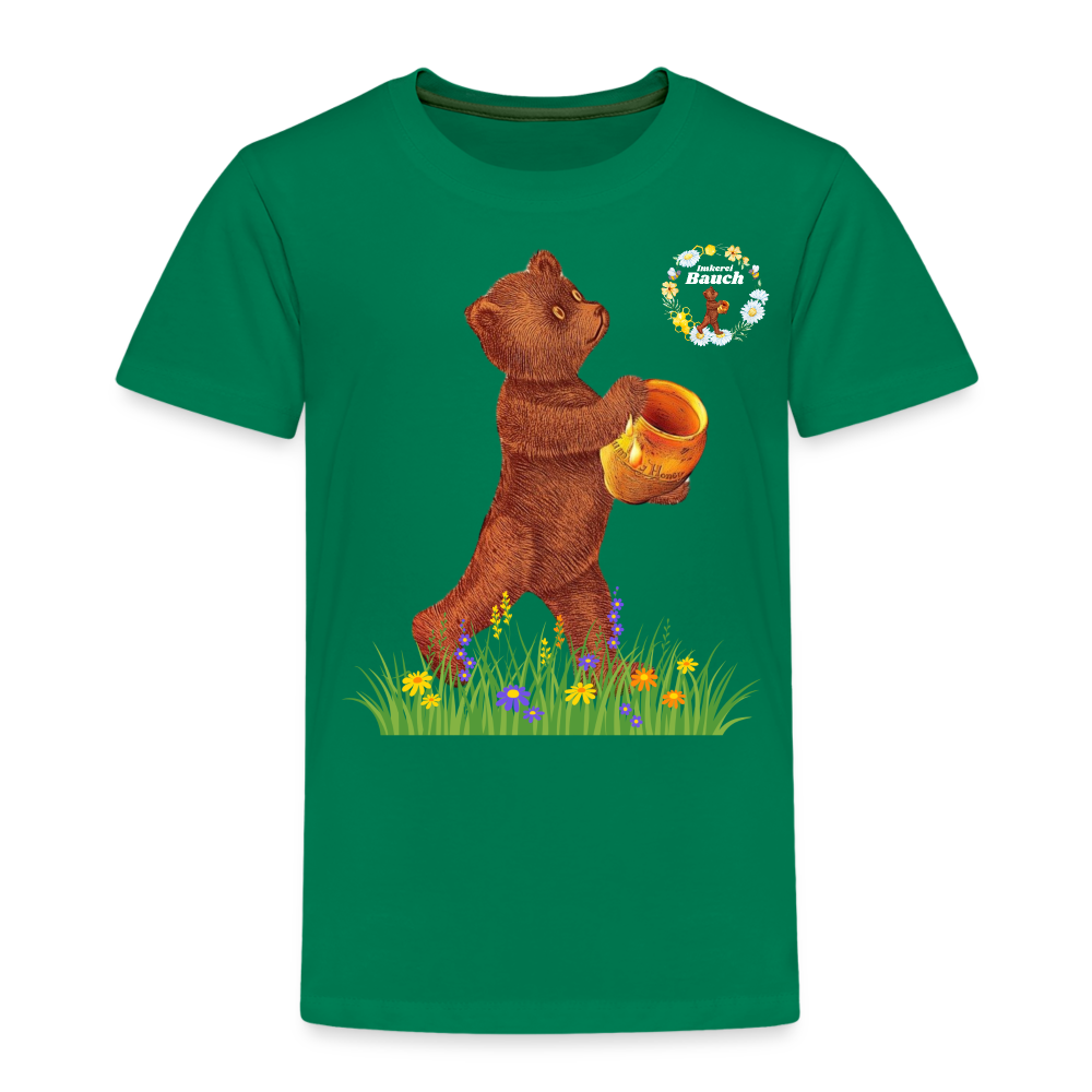 Kinder Premium T-Shirt Imkerei Bauch - Kelly Green