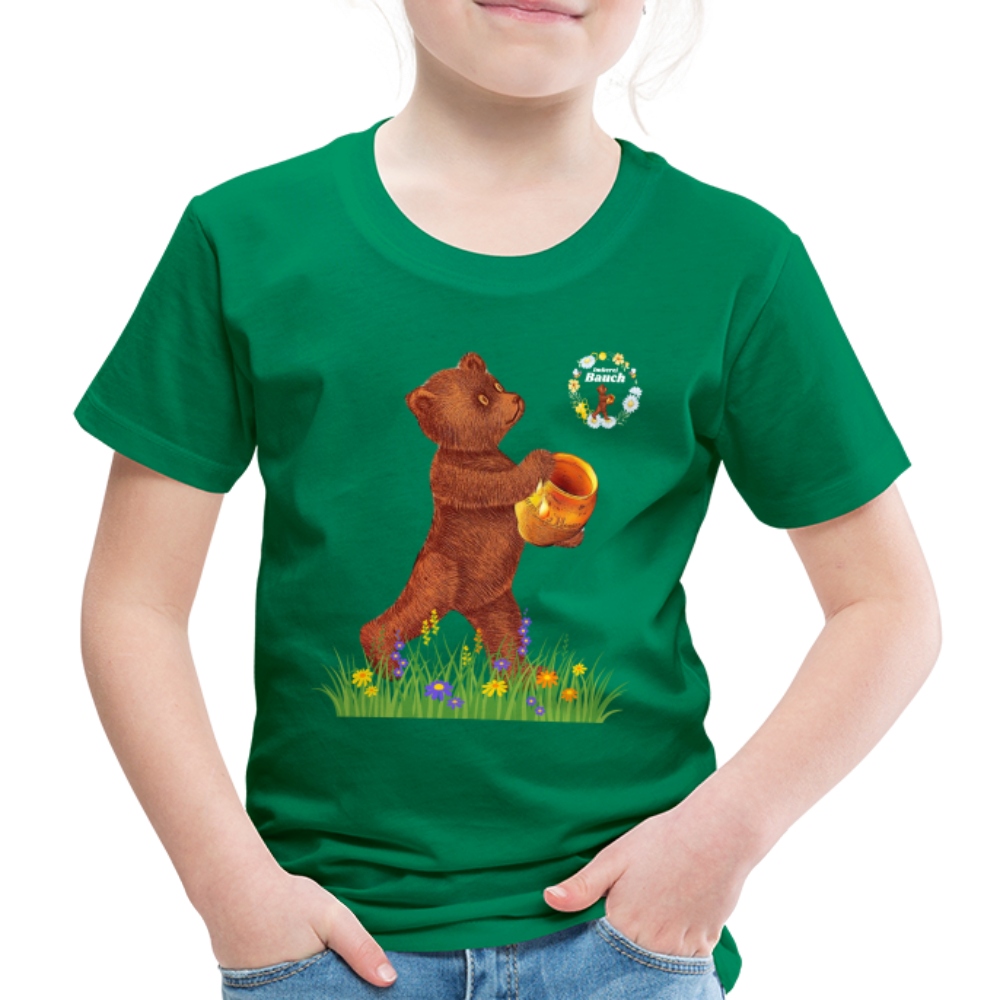 Kinder Premium T-Shirt Imkerei Bauch - Kelly Green