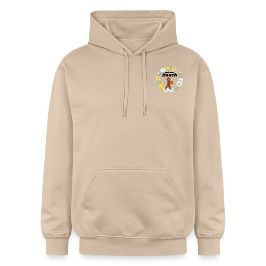 Gildan Für Männer und Frauen Softstyle® Midweight Hoodie  Imkerei Bauch Logo nur vorne - Sand