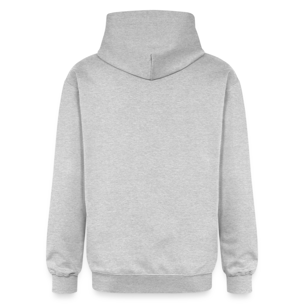 Gildan Für Männer und Frauen Softstyle® Midweight Hoodie  Imkerei Bauch Logo nur vorne - Hellgrau meliert