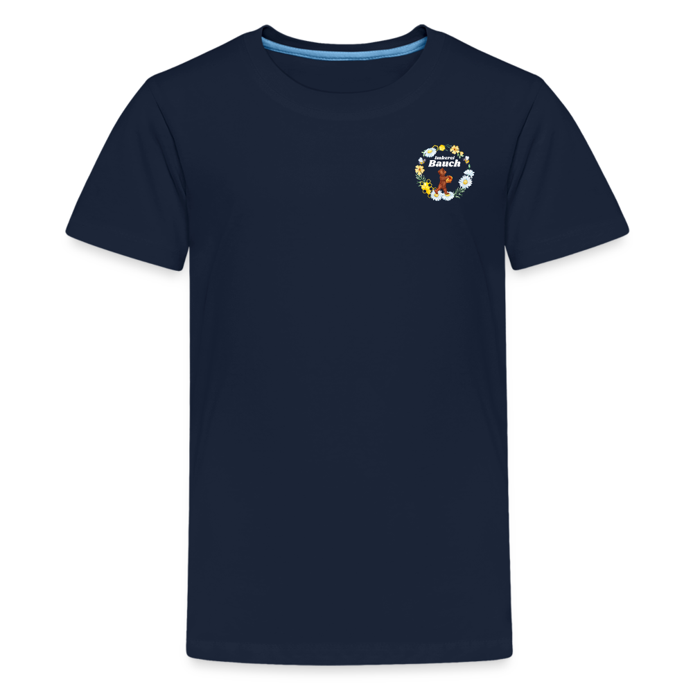 Teenager Premium T-Shirt Imkerei Bauch - Navy