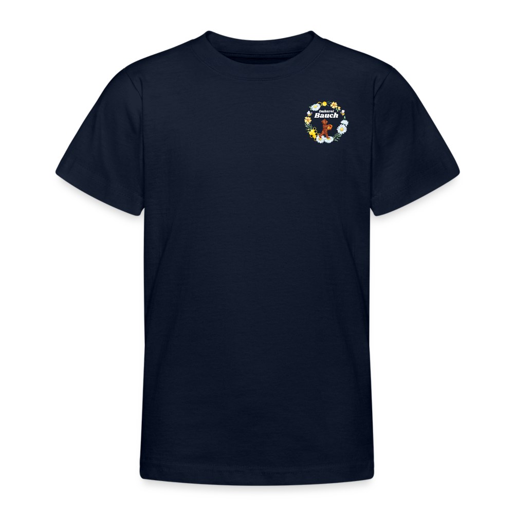 Teenager T-Shirt Imkerei Bauch - Navy